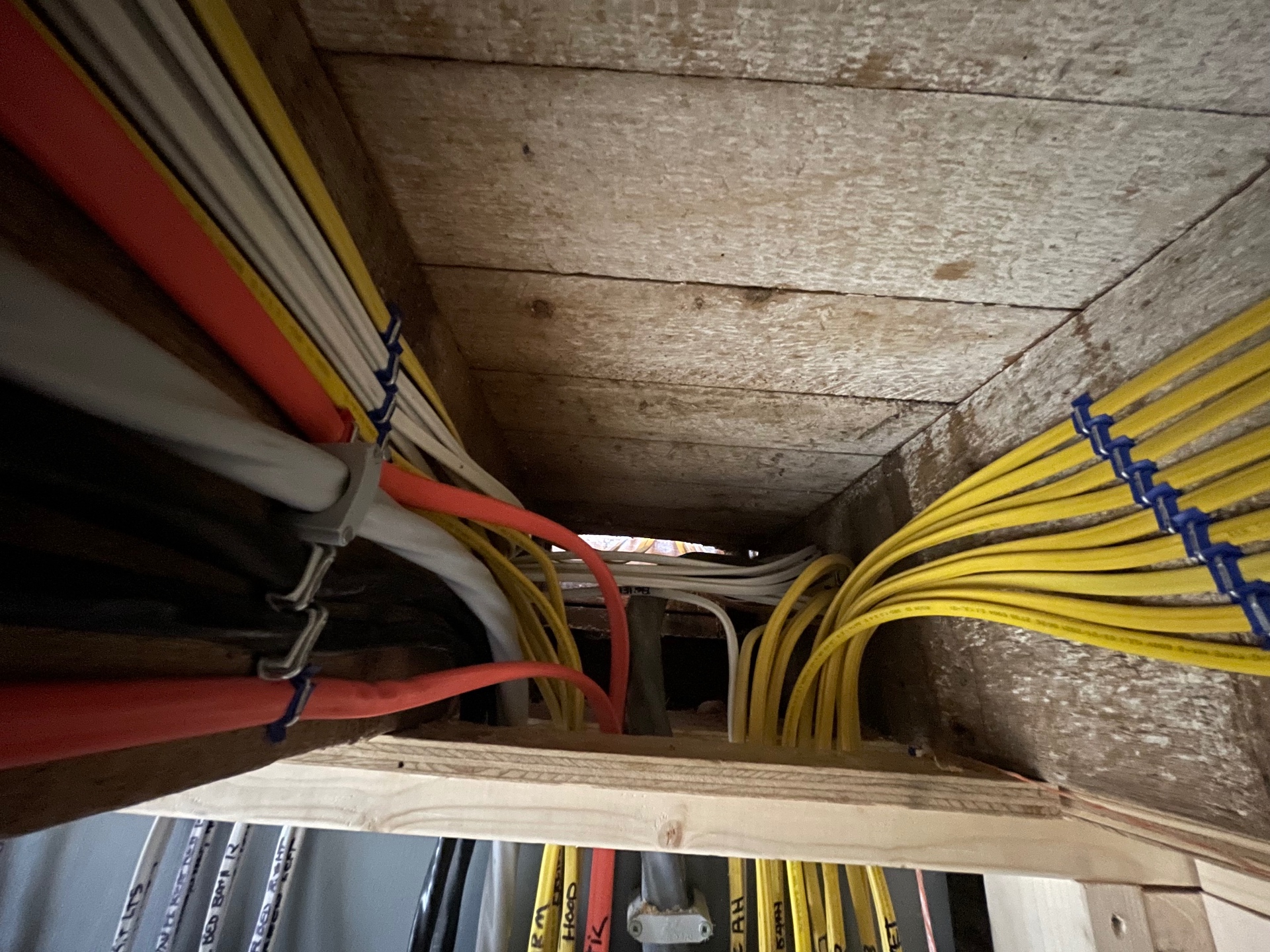 Meticulous cable management and wiring detail by Andrew