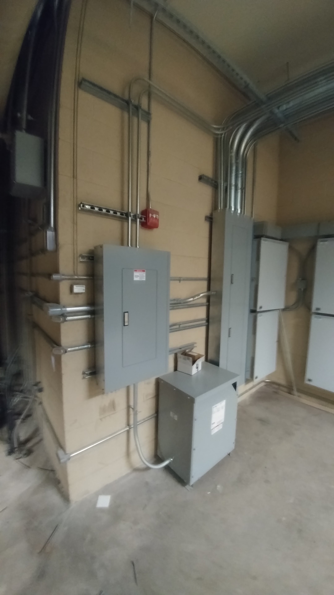 Industrial electrical infrastructure in a Rhode Island facility